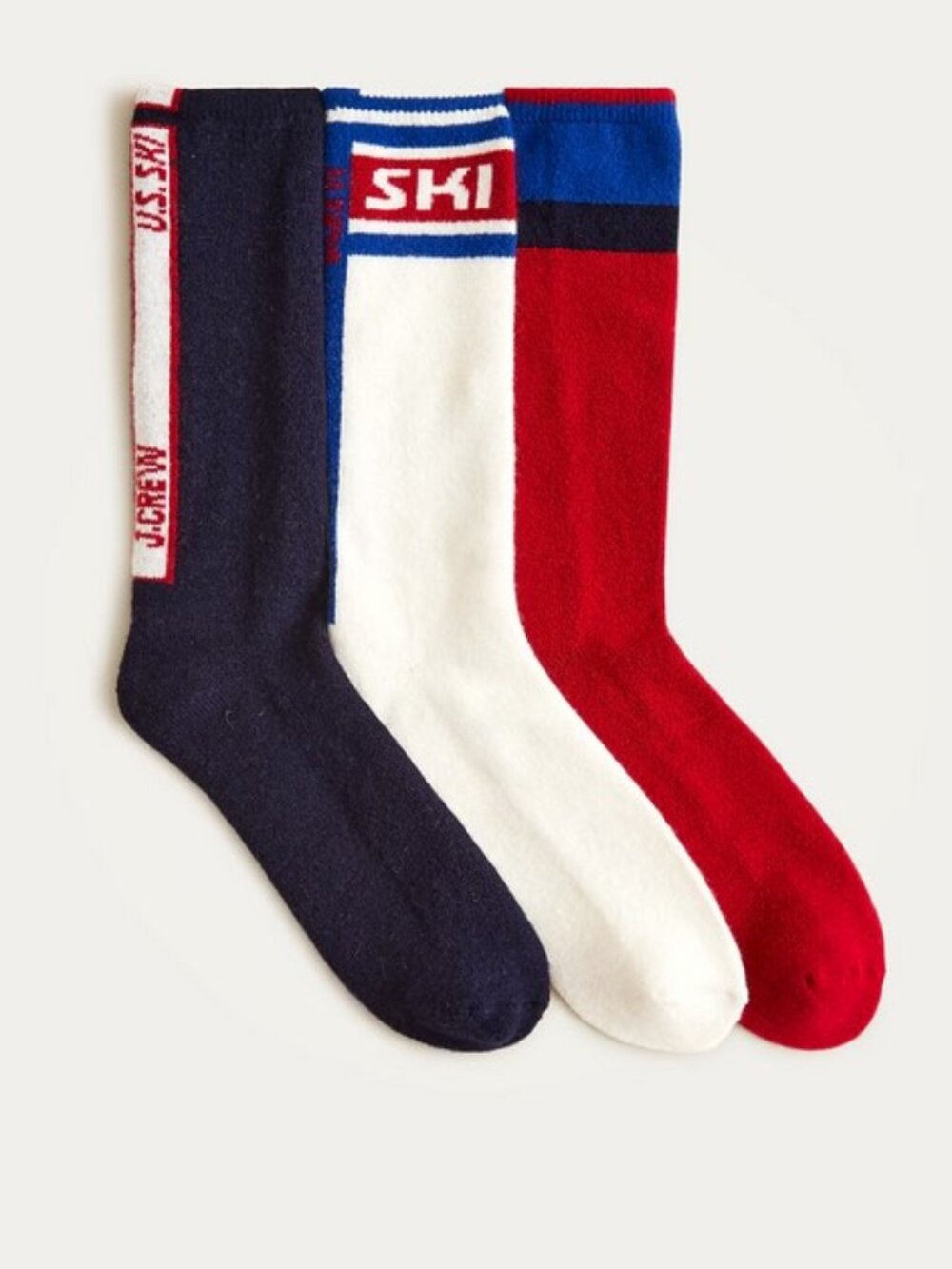 U.S. Ski & Snowboard by J.Crew wool socks three-pack